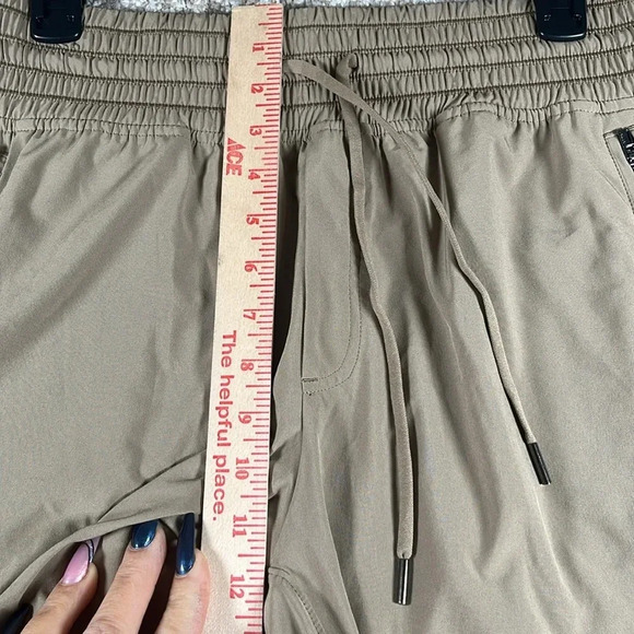 Athleta Camden Jogger 12 Khaki Casual Travel Airport Fit Comfy Active Lounge - Picture 8 of 11